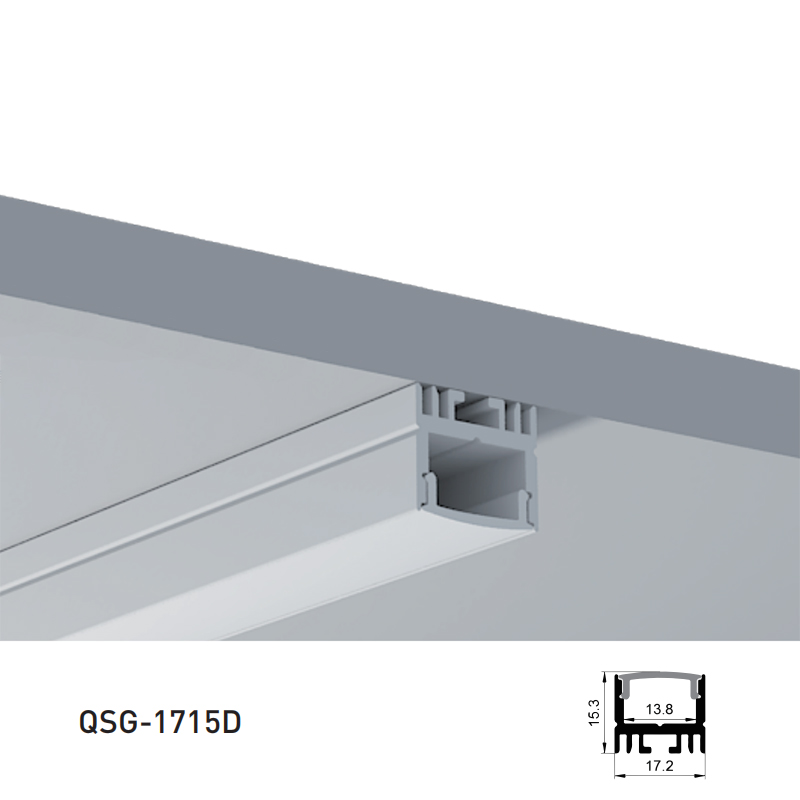 Aluminum Profile For LED Strip Lighting With 13.8mm Inner Width